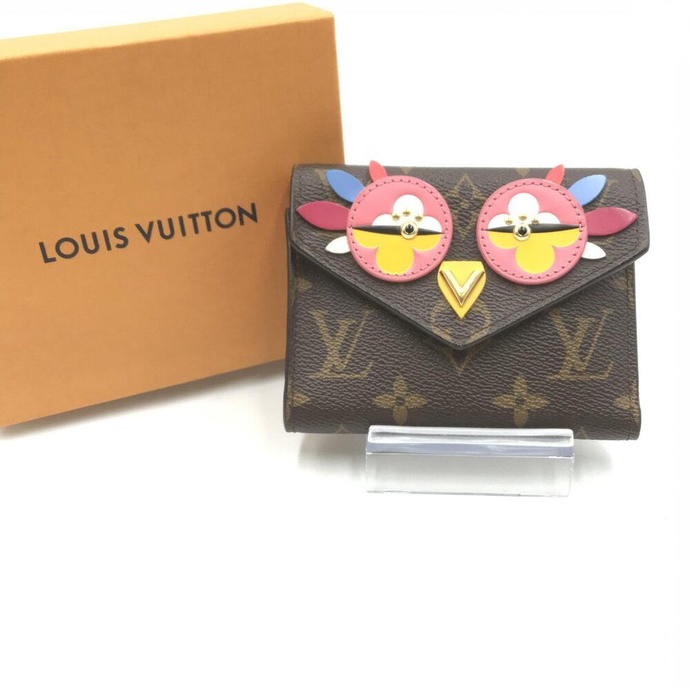 NWOT LOUIS VUITTON 2016 Lovely Birds Owl Victorine Compact Wallet - Picture 1 of 11
